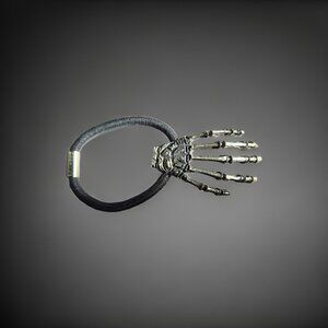 Skeleton hair tie~ black